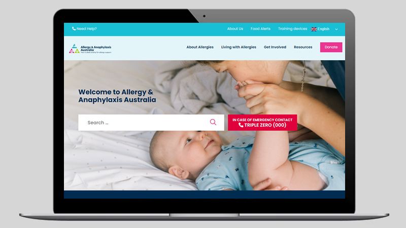 Allergy & Anaphylaxis Australia website